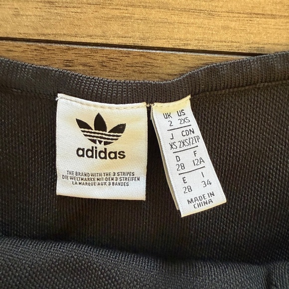 Adidas Original Retro-Sleek Romper | Size 2XS | Stretchy Knit | Trefoil Logo - Picture 5 of 6